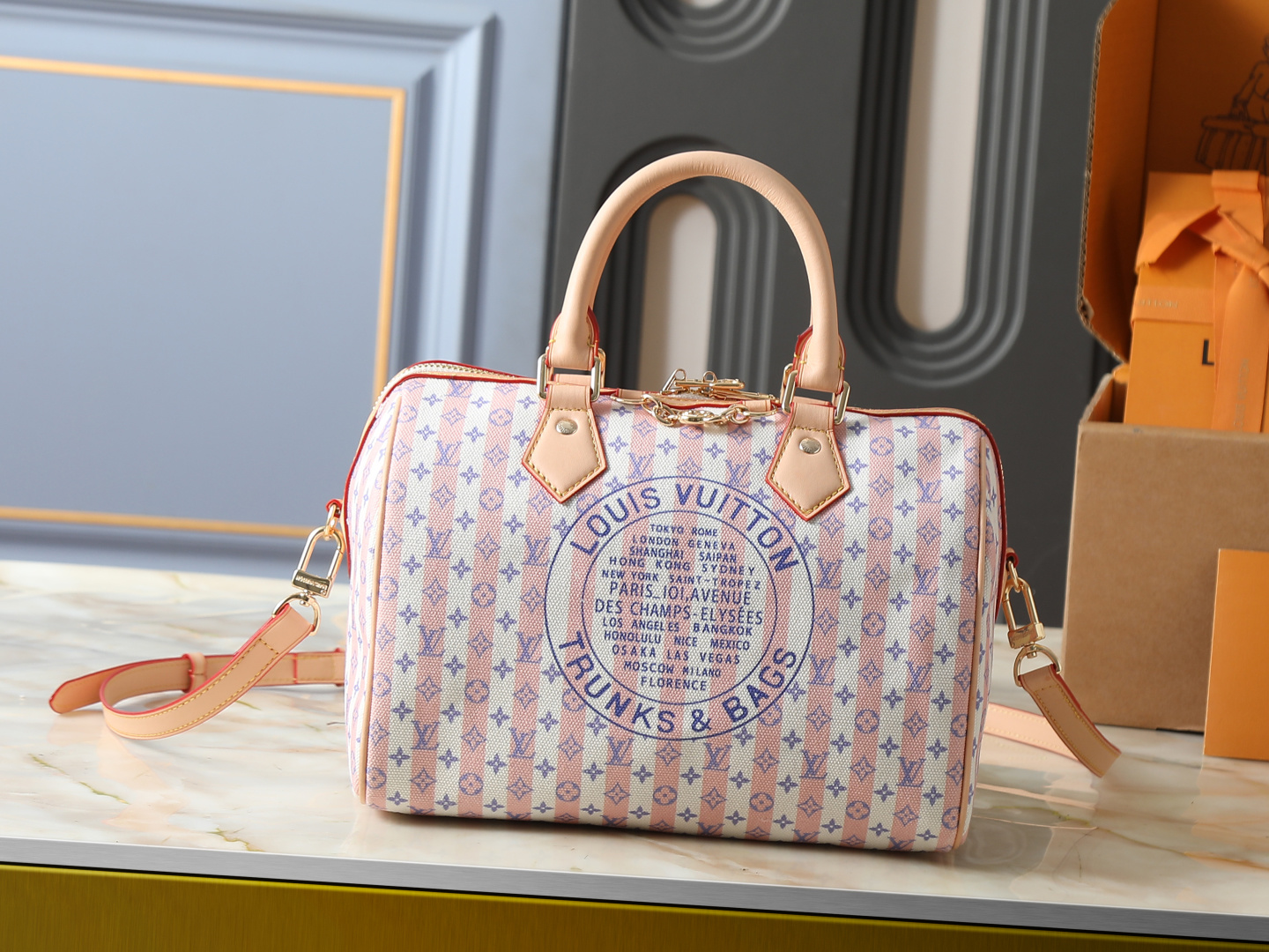 Louis Vuitton LV Classic Handbag Premium Canvas Multiple Compartments Street Style New Arrival